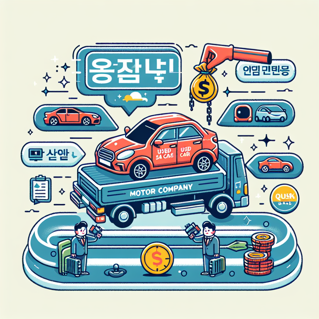 승일모터스, 부산중고차 당일매입으로 손쉬운 차량 판매 경험하기 - DALL-E 이미지 2